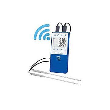 Control Company 6503 Wi-Fi Data Logging Thermometer with Remote Notification and stainless Steel Probes
