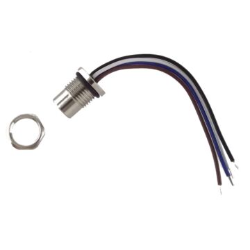 Dracal CONN-M8A-FRP80 M8 A-code 4-pin Female Front-Mount Connector