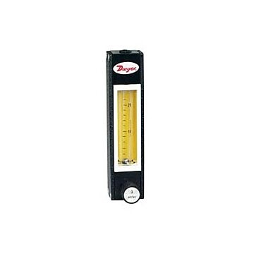 Dwyer DR20432M Direct reading glass flowmeter, 316 SS