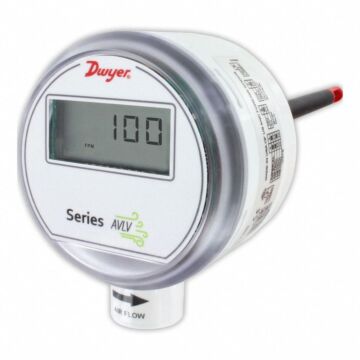Dwyer Instruments AVLV-2DM1-LCD Air velocity transmitter, 10K Ohm Type III with Shunt