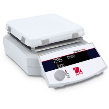 Ohaus Guardian 5000 E-G52HP07C Hotplate, Plate Size: 7 in, 5C - 500C, Pt100 Probe