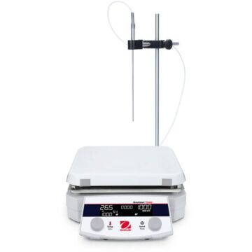 Ohaus Guardian 5000 E-G52HS10C -K1 Hotplate Stirrer, Plate Size: 10in, 5C - 500C, Pt100 Probe, 0, 50 rpm - 1,800 rpm