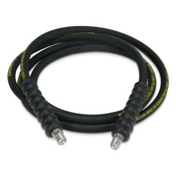 Enerpac H9210 Heavy-duty Rubber High Pressure Hydraulic Hose, 10 ft