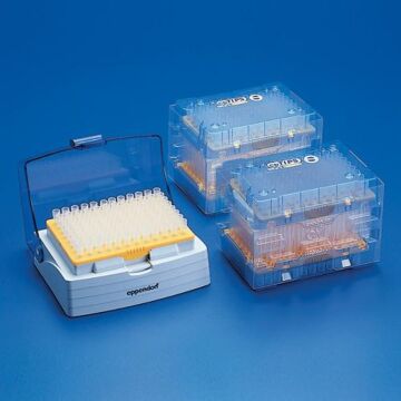 Eppendorf epT.I.P.S. Set, 50 - 1250uL, 76mm,green,480 tips,1 reuse box