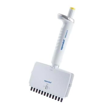 Eppendorf Reference 2 Variable Volume, Yellow, 12 Channel, Manual, Pipette, 10 - 100 uL