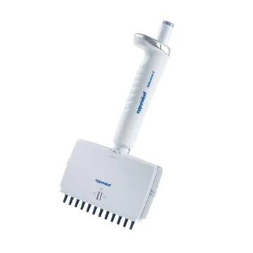 Eppendorf Reference 2 Variable Volume, Medium Gray, 12 Channel, Manual, Pipette, 0.5 - 10 uL