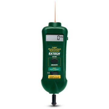 Extech 461995 Laser Photo/Contact Tachometer with NIST Certificate