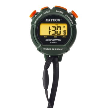 Extech STW515 Stopwatch/Clock w/Backlit Display