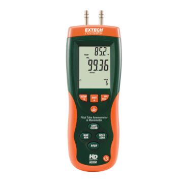 PITOT TUBE + ANEMOMETER DIFF MANOMETER FLV $410