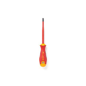 Fluke ISLS8 Insulated slotted screwdriver 1/4 tip, 5in blade, 1000V