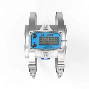 FLOMEC UM200STARUXXA20-QUDSBAN1-GMA 8" Ultrasonic Flow Meter with Digital Display, Saddle for NPS IPS Pipe