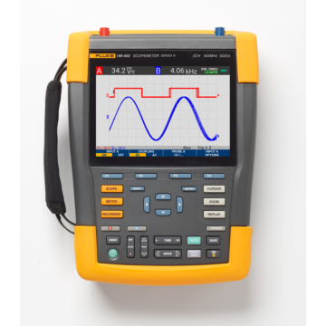 Fluke 190-502-III-S Scopemeter 2 channel 500mhz color scc