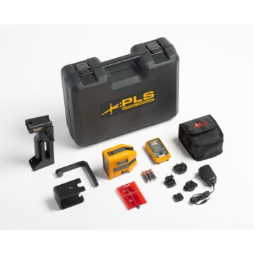 Fluke PLS 6R RBP KIT  Cross Line And Point Red Laser Kit with Rechargeable