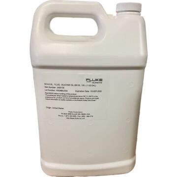 Fluke Calibration 5014-3.8L Silicone Oil, Type 200.50, 3.8 Liters (1 gal), 30C to 278C