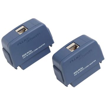 Used Fluke Networks  DSX-PC5ES Set/DSX Cat5E Adapters w/Shield Cat5E Patch Cord Jacks