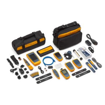 Fluke Networks LIQ-DUO-KIT-1475 Cable and Network Tester Kit & Fiber Verification Kit & Inspection