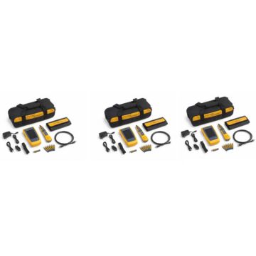 
Fluke Networks LIQ-DUO-KIT-3PK Cable and Network Tester Kit Multi Pack of 3
