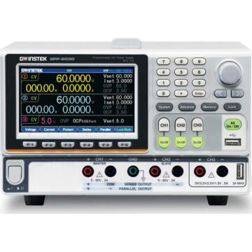 GW Instek GPP-6030 (GPIB) 385W Three Channel DC Power Supply, RS-232/USB/LAN/GPIB