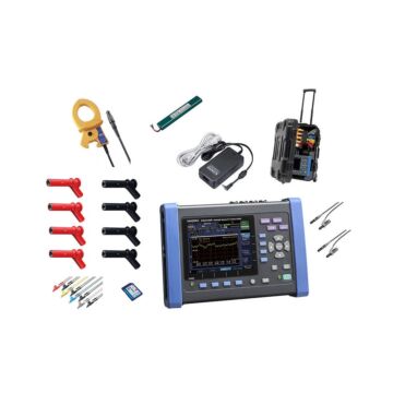 Hioki PQ3198-600-KIT 3-Phase 4-Wire Power Quality Analyzer 600A Kit