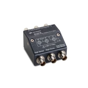 Keysight Technologies N1297B Banana - Triax Adapter for 4-wire (Kelvin) connection