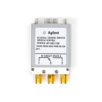Keysight Technologies N1810UL Coaxial Switch,SPDT Unterminatd Latching w/Current Interrupt