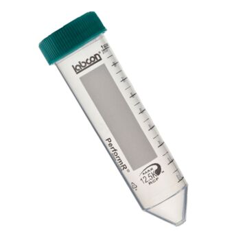 Labcon 50mL PerformR, racked, flat cap pack of 25