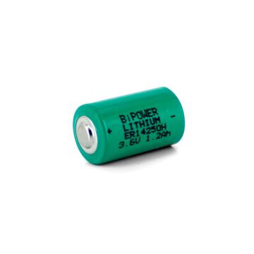 MadgeTech ER14250 3.6V Lithium 1000 mAH Pressure Contact for MicroTemp