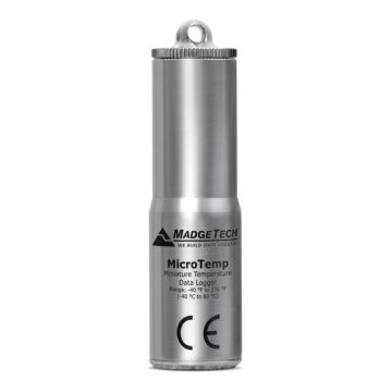 MadgeTech MICROTEMP Submersible, Miniature Temp Recorder, steel enclosure