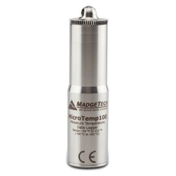 MadgeTech MICROTEMP100 Submersible, Miniature Temp Recorder up to 100C 