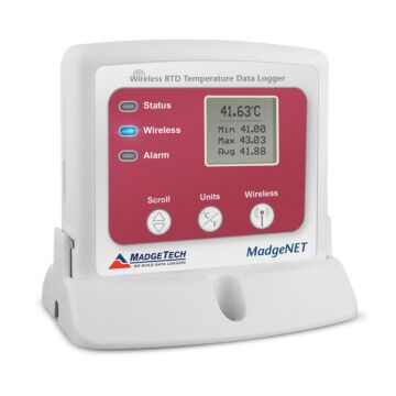 MadgeTech RFRTDTEMP2000A Wireless Precision RTD Based Temperature Data Logger w/LCD