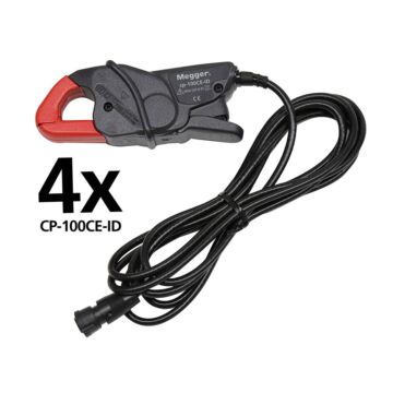 Megger CP-100CE-ID-KIT Kit of 4 CP-100CE-ID 100A Split Core Current Clamps