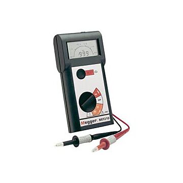 Megger MIT210 Handheld Insulation Resistance/Continuity Tester, Digital/Analog