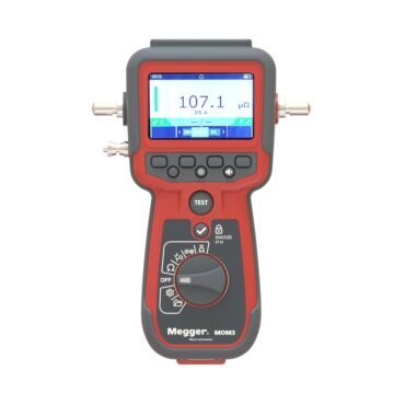 Megger BK-30381 MOM3 Handheld Micro-Ohmmeter, 5 m cable set