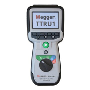 Megger TTRU1-ADV Handheld turns ratiometer, 62.5 VAC test set