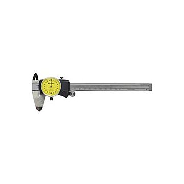 Mitutoyo 505-730 D15TX Dial Caliper, 2 mm/Rev, 0 mm-150 mm, 0.02 mm