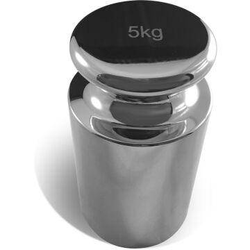PROCISION 5kg Weight, 304 SS, OIML F1 Accuracy +/- 25 mg