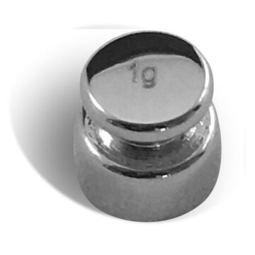 PROCISION 1g Weight, 316L SS, OIML F1 Accuracy +/- 0.10 mg