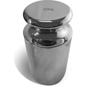 PROCISION 20kg Weight, 316L SS, OIML F1 Accuracy +/- 100 mg