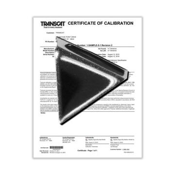 PROCISION 11124407 100mg Weight, 304 Stainless Steel, OIML M1 Accuracy with Calibration Certificate +/- 0.5 mg
