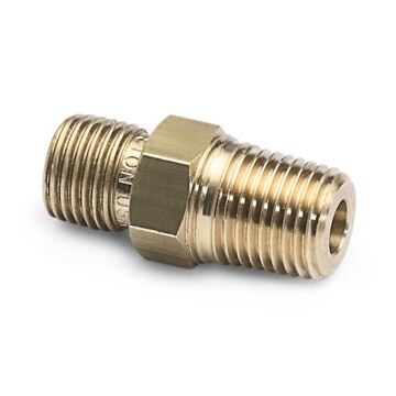 Ralston Instruments QTHA-2MB0-RT 1/4" Male BSPT (ISO 7/1) x Male QT, No Check-valve, Brass Adapter