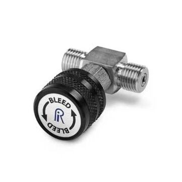 Ralston Instruments QTHA-TVLS In-line Vent Valve, Male QT x Male, Stainless Steel