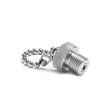 Ralston Instruments QTFT-PLGS SS Quick-test Hose Plug & Chain only