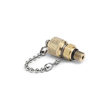 Ralston Instruments QTHA-3SSA-LD Female Quick-test Outlet Port with Drain Tube (for NPAK-TRS0) 