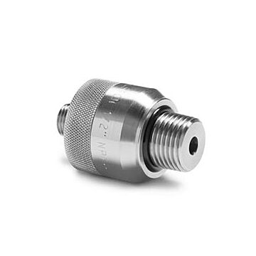 Ralston Instruments QTHA-4MS0-QD 1/2" Male NPT Quick-connect x male Quick-test, S.S