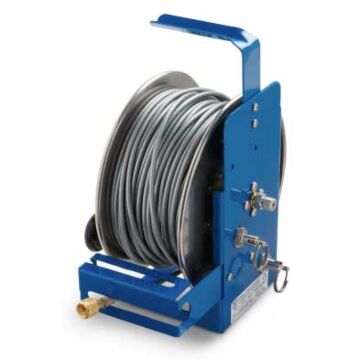 Ralston Instruments QTHR-QT-15m Quick-test Hose Reel, 15 meter hose, brass hose ends