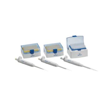 Eppendorf Pipette, 3-Pack, 2 - 20 uL yellow, 20 - 200 uL, 100 - 1000 uL, Adjustable Volume, Single Channel