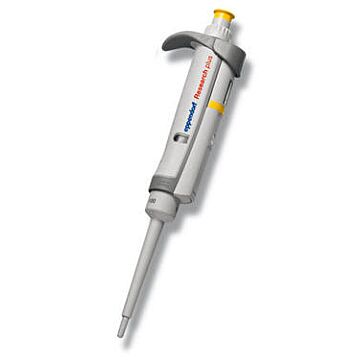 Eppendorf Research Plus Adjustable Volume, Single Channel Pipette, 2 - 20 uL, Yellow
