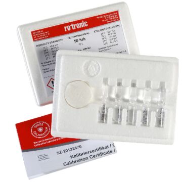 Rotronic EA10 Humidity Standard,10%RH Box/5 Vials