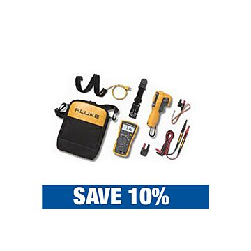 Fluke 116/62 MAX+ HVAC Multimeter & IR Thermometer Kit