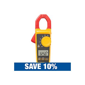 Fluke 325 400A AC/DC True RMS Clamp Meter with Temperature